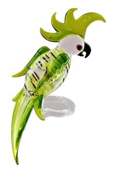 Preview: höhenverstellb. Orchideenstab, Kakadu mit geschlossenen Flügeln (transp.-grün) Preview: höhenverstellb. Orchideenstab, Kakadu mit geschlossenen Flügeln (transp.-grün)